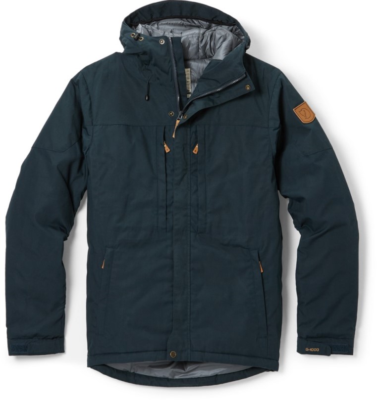 Dark Navy Fjallraven Skogso Padded Insulated Jacket Men REi Co-op IE