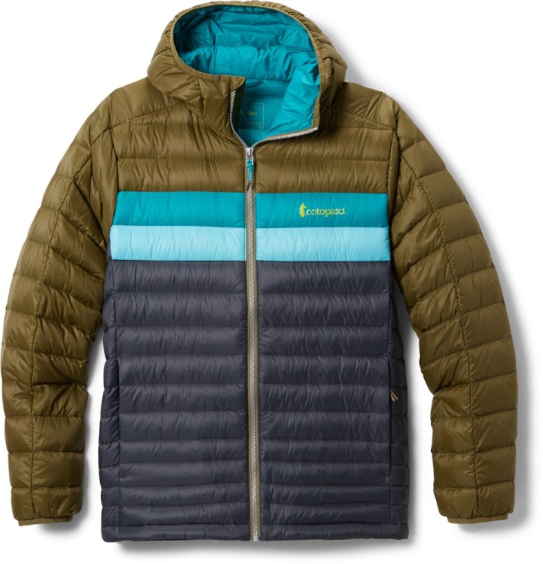 Cotopaxi Fuego Hooded Down Jacket Men REi Co-op IE Oak-Graphite
