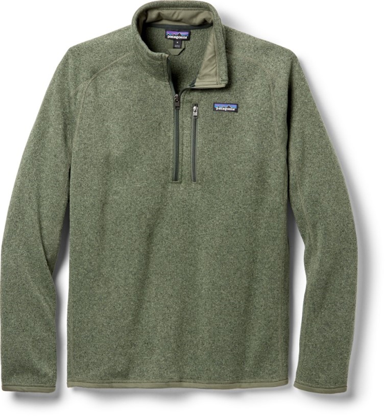 REi Co-op IE Green Patagonia Better Sweater Quarter-Zip Fleece Pullover Men