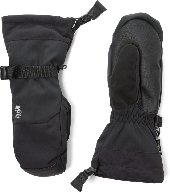 Black REi Co-op IE Gauntlet Gtx Mittens 2.0