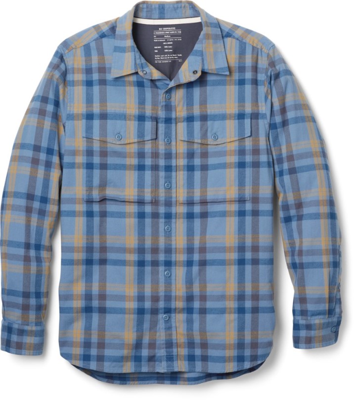 REi Co-op IE Wallace Lake Flannel Shirt Men Blue