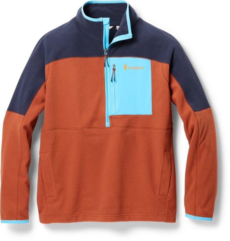 REi Co-op IE Cotopaxi Abrazo Half-Zip Fleece Jacket Men Maritime Spice