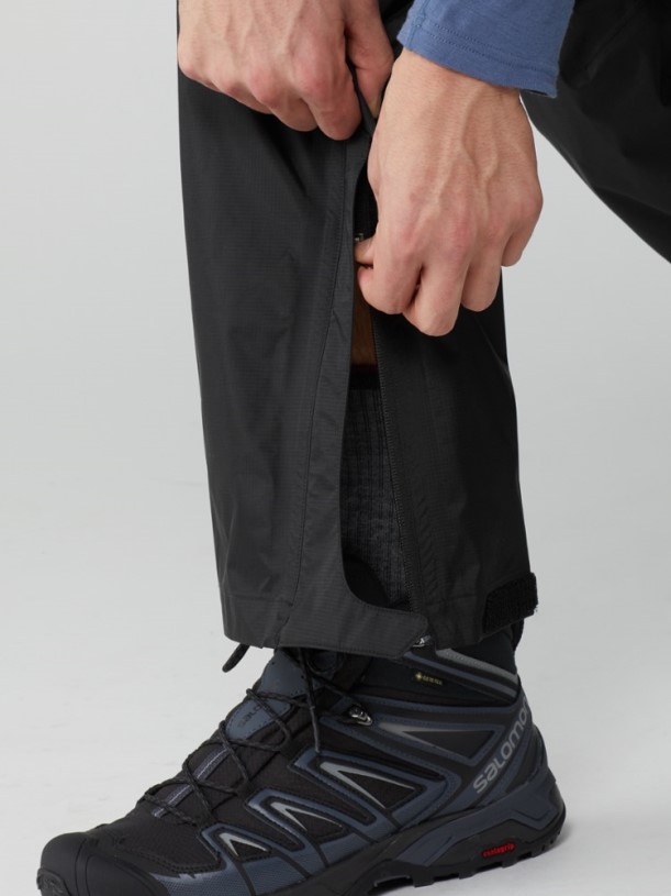 Black REi Co-op IE Essential Rain Pants Men