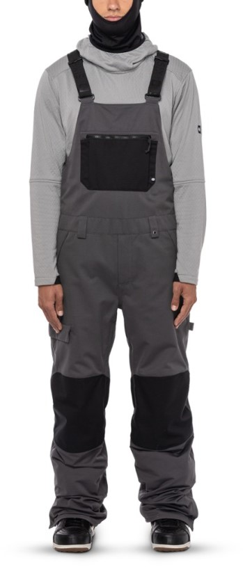 686 Hot Lap Insulated Bib Snow Pants Men REi Co-op IE Charcoal Colorblock