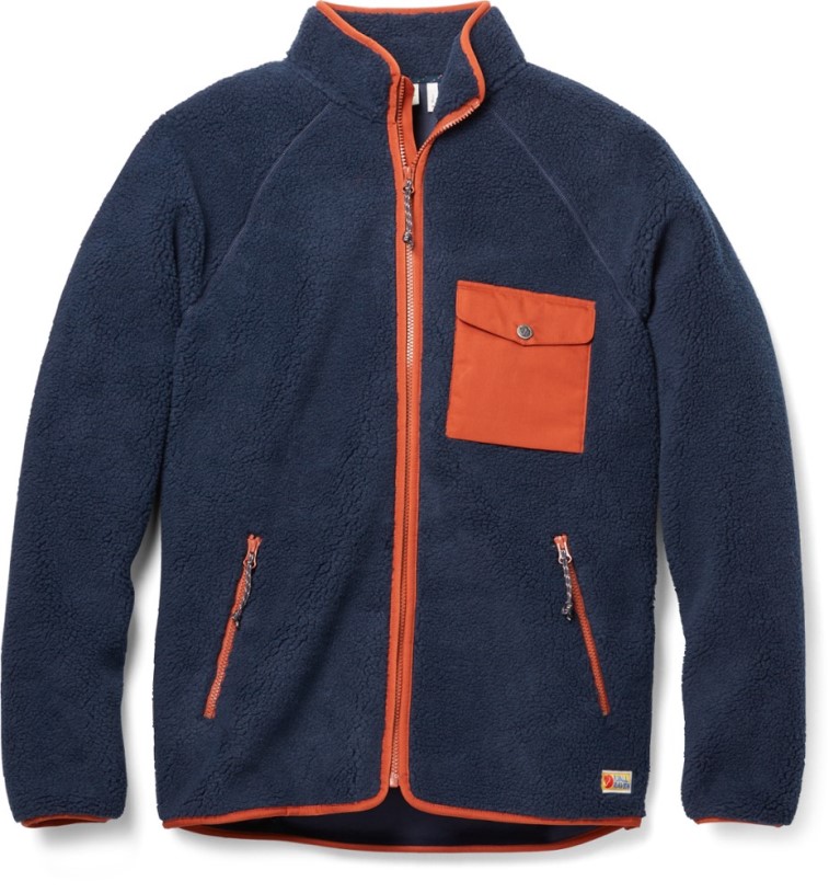 REi Co-op IE Fjallraven Vardag Pile Fleece Jacket Men Navy