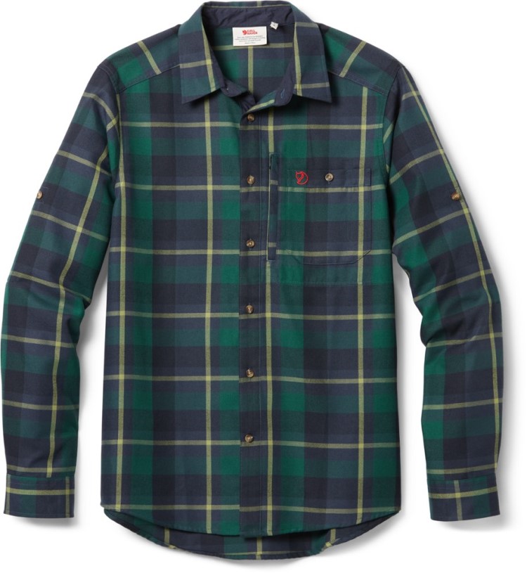 REi Co-op IE Navy Fjallraven Fjallglim Shirt Men