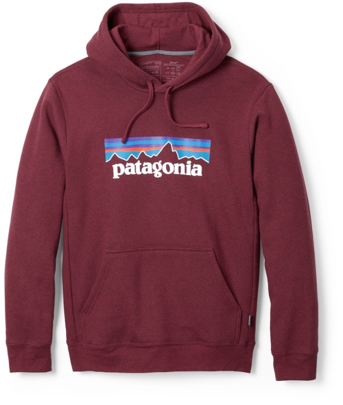 Red Patagonia P-6 Logo Uprisal Hoodie REi Co-op IE