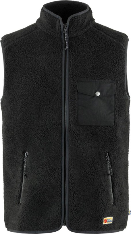 Fjallraven Vardag Pile Fleece Vest Men REi Co-op IE Black