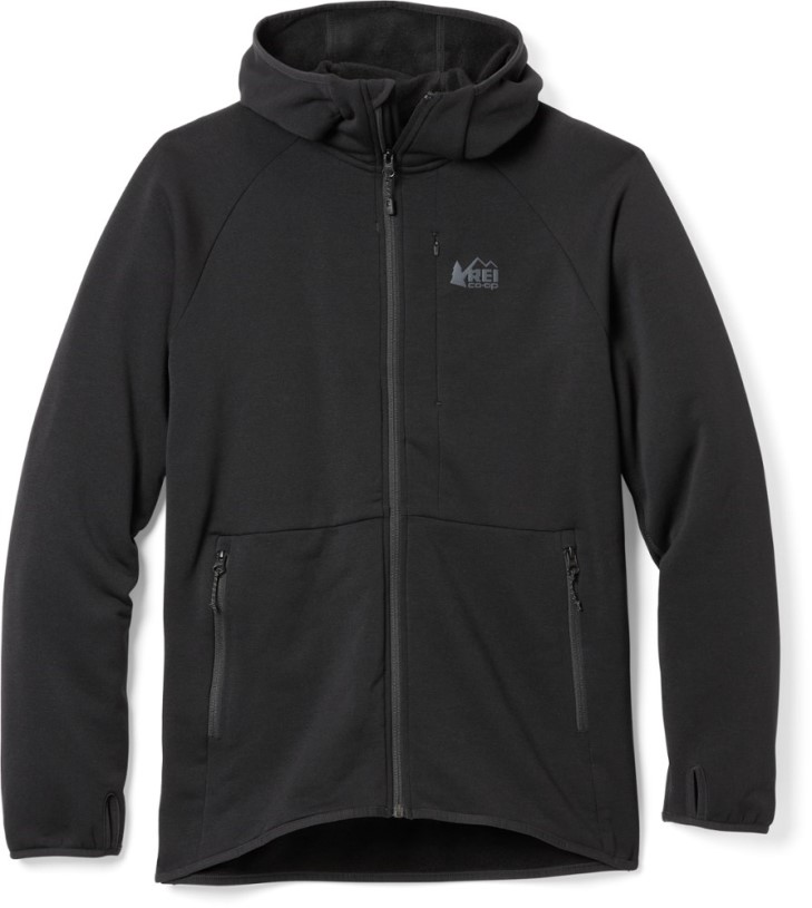 Black REi Co-op IE Hyperaxis Fleece Jacket 2.0 Men