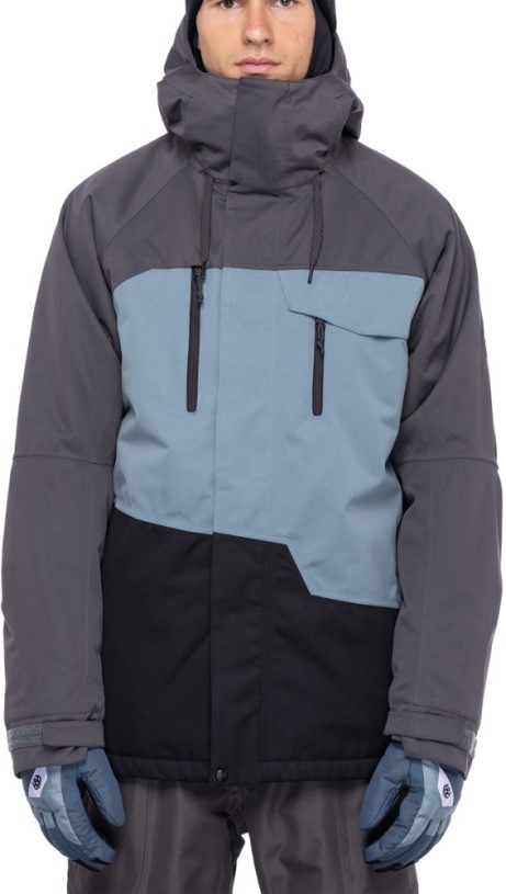 Charcoal Colorblock 686 Geo Insulated Jacket Men REi Co-op IE