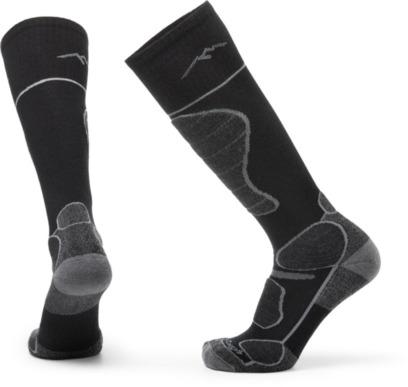 Darn Tough Function 5 Over-The-Calf Padded Cushion Socks Men Black REi Co-op IE