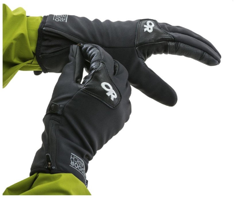 REi Co-op IE Black Outdoor Research Stormtracker Gloves Men