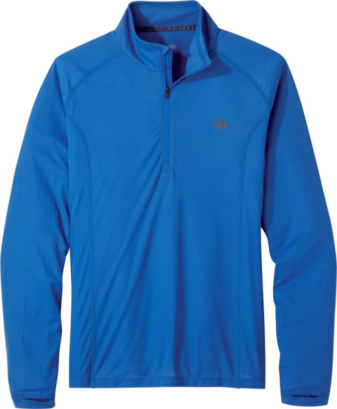 REi Co-op IE Blue Outdoor Research Echo Quarter-Zip Shirt Men