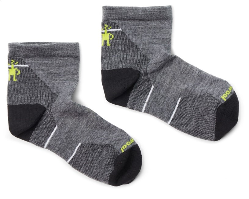 Medium Gray REi Co-op IE Smartwool Performance Run Zero Cushion Ankle Socks Men