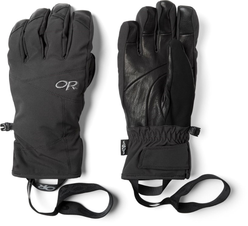 Black Outdoor Research Illuminator Sensor Gloves REi Co-op IE