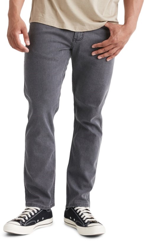Duer Performance Denim Relaxed Fit Tapered Jeans Men Grey REi Co-op IE