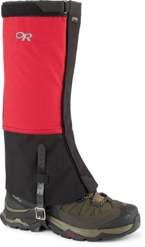 Black Outdoor Research Expedition Crocodile Gaiters REi Co-op IE