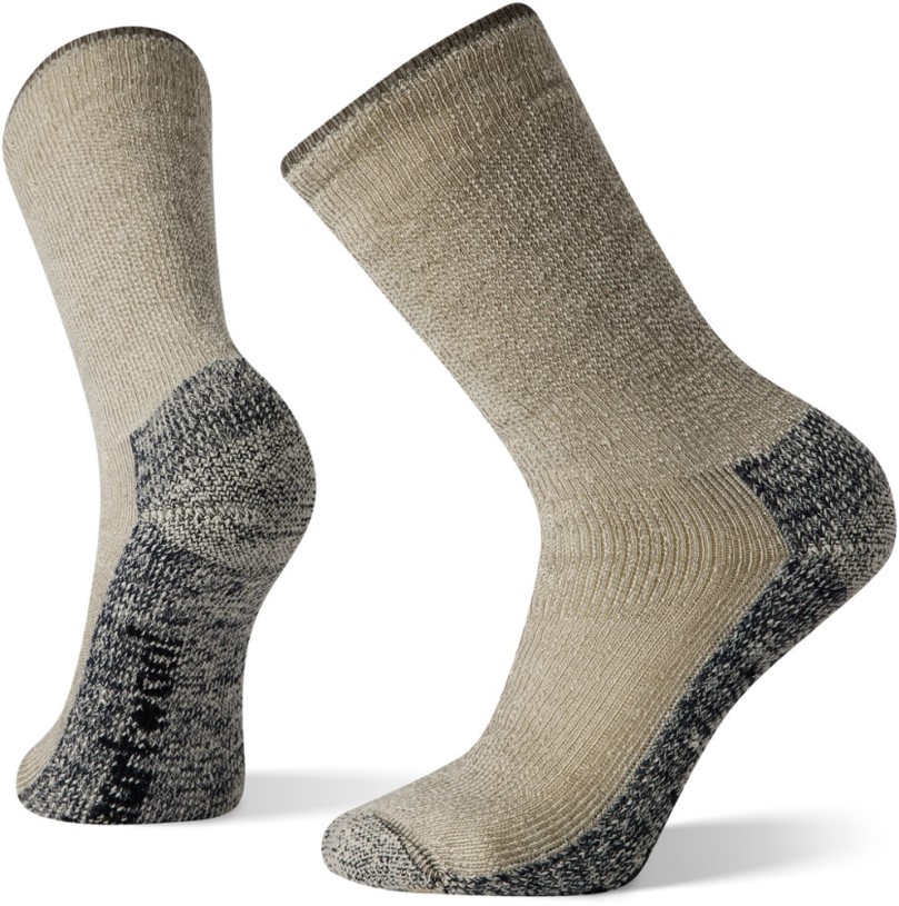 Taupe REi Co-op IE Smartwool Classic Mountaineer Maximum Cushion Crew Socks