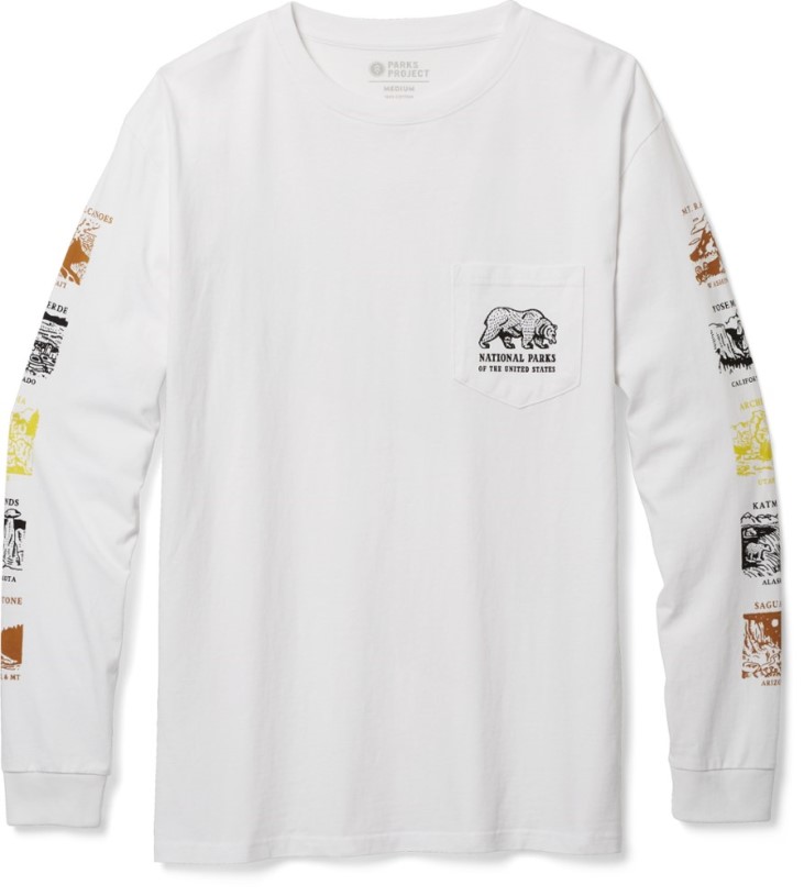 Parks Project Pictogram National Park Long-Sleeve T-Shirt REi Co-op IE White