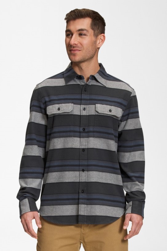 Grey REi Co-op IE The North Face Arroyo Flannel Shirt Men