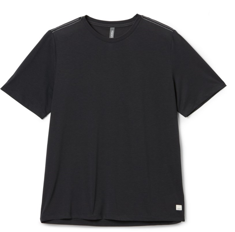Black REi Co-op IE Vuori Current Tech T-Shirt Men
