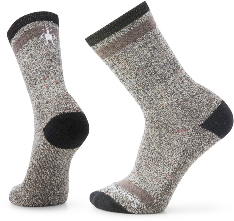 Black REi Co-op IE Smartwool Everyday Larimer Crew Socks Men
