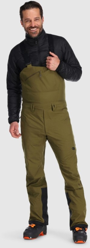 REi Co-op IE Loden Outdoor Research X Arcade Belts Carbide Bib Snow Pants Men
