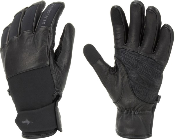 Black REi Co-op IE Sealskinz Waterproof Cold-Weather Gloves With Fusion Control