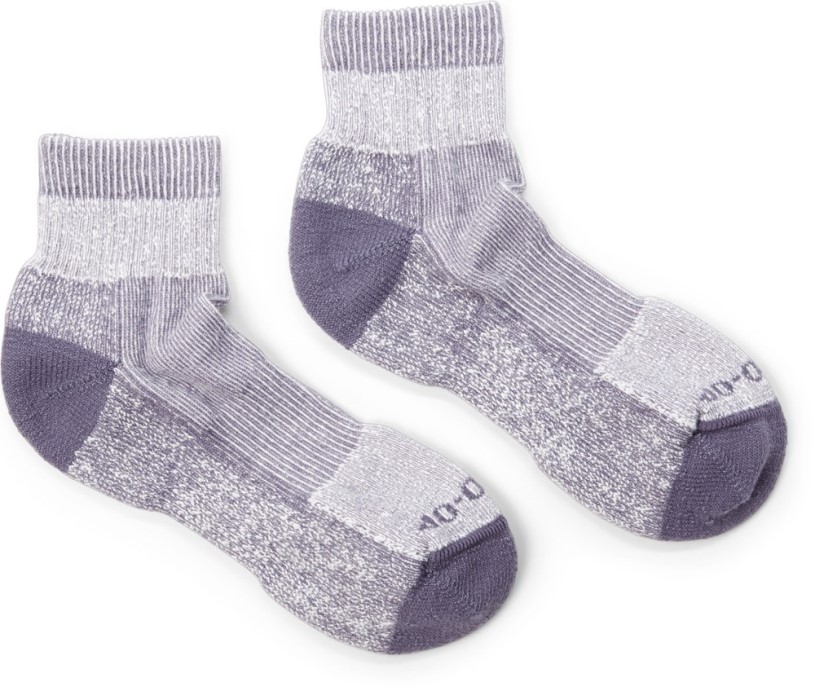 Larkspur REi Co-op IE Coolmax Ecomade Lightweight Hiking Quarter Socks