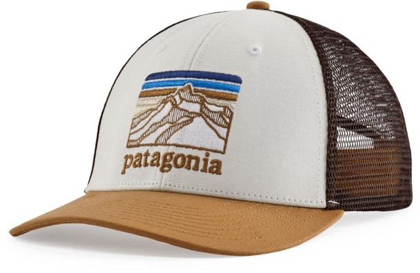 Patagonia Line Logo Ridge Lopro Trucker Hat REi Co-op IE White