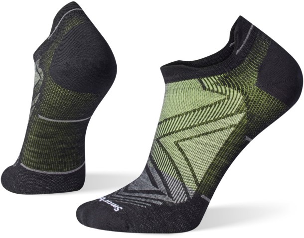 Black REi Co-op IE Smartwool Performance Run Zero Cushion Low Ankle Socks Men