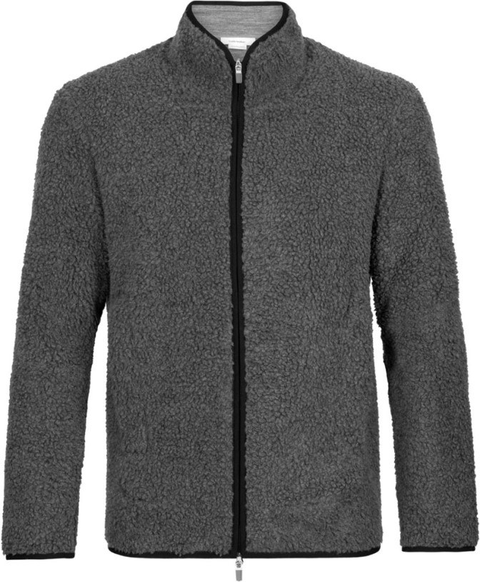 Black REi Co-op IE Icebreaker Realfleece High-Pile Long-Sleeve Zip Jacket Men