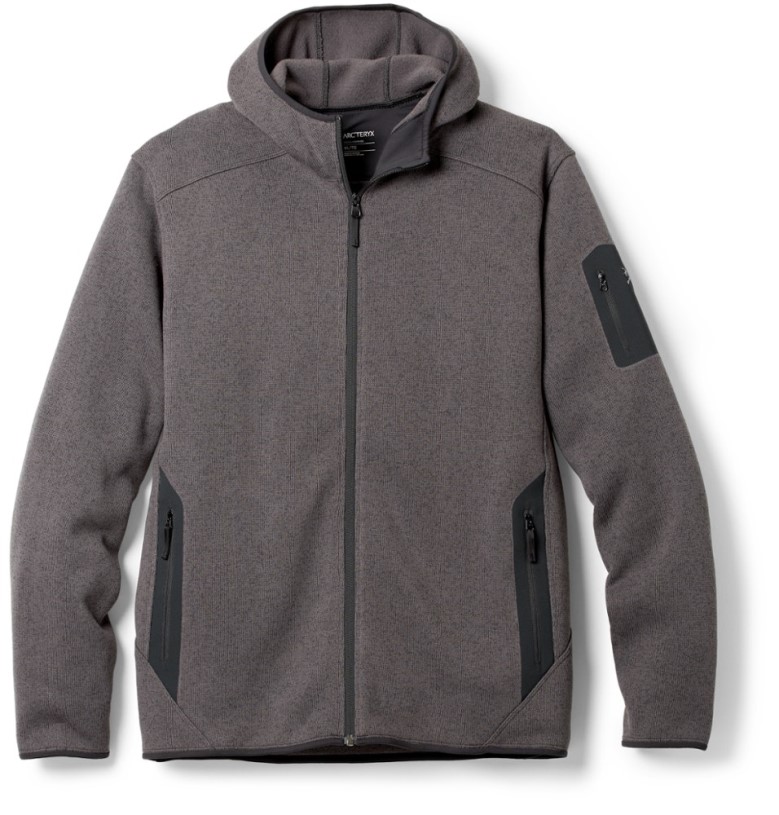 Black REi Co-op IE Arc'Teryx Covert Fleece Hoodie Men