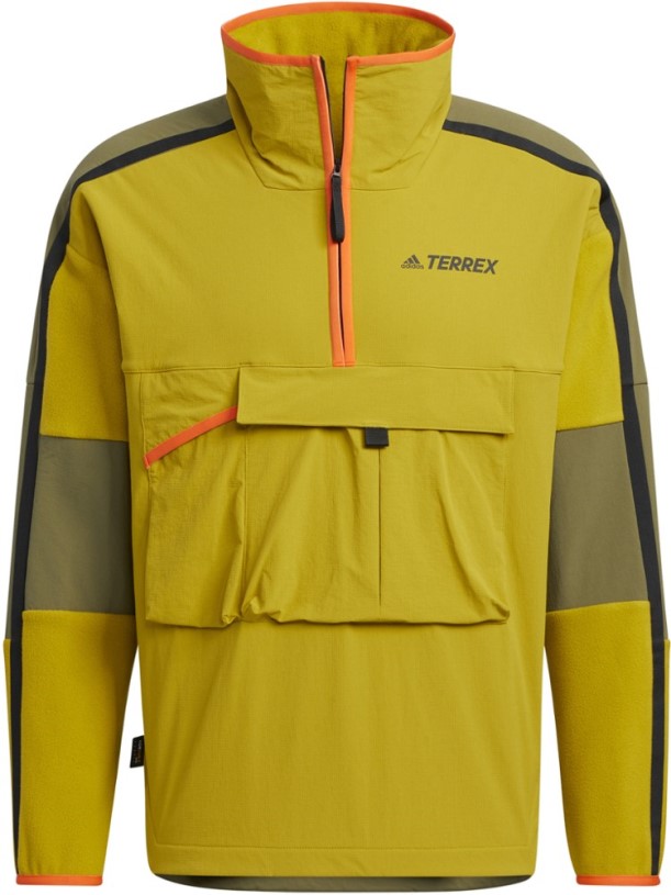 Olive REi Co-op IE Adidas Terrex Utilitas Half-Zip Top