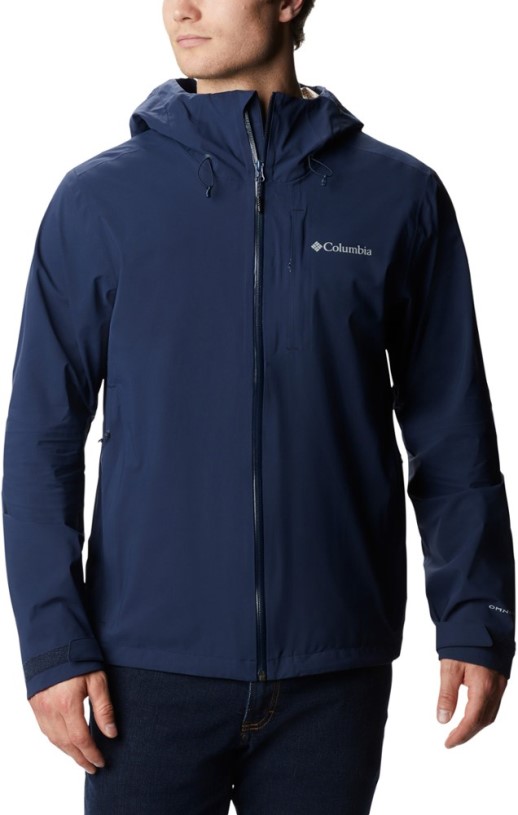 Columbia Omni-Tech Ampli-Dry Shell Jacket Men Navy REi Co-op IE