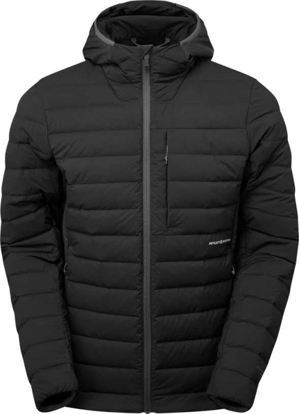 Artilect Divide Fusion Stretch Down Hoodie Men REi Co-op IE Black