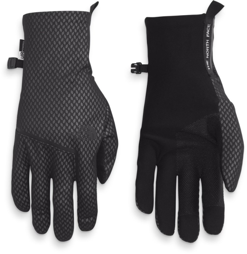 Black REi Co-op IE The North Face Windwall Closefit Tricot Gloves Men