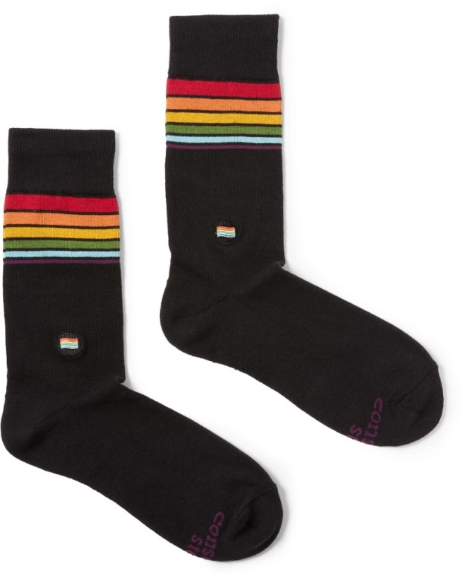 REi Co-op IE Black Conscious Step Socks That Save Lgbtq Lives