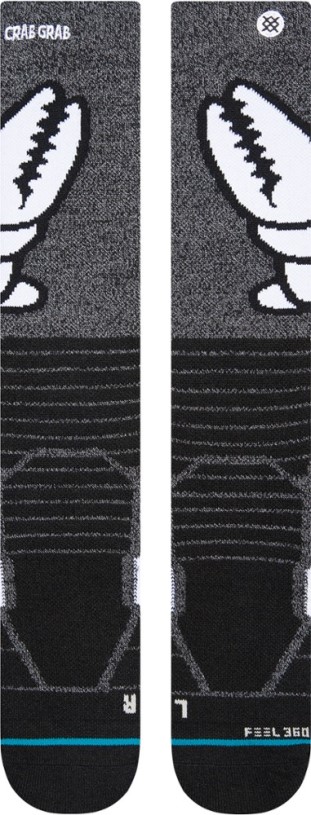 REi Co-op IE Stance Performance Wool Snow Otc Crab Grabber Socks Men Black