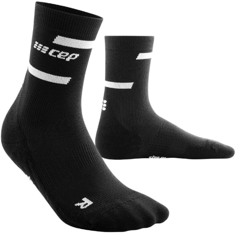 Black REi Co-op IE Cep Run Compression Mid 4.0 Socks Men