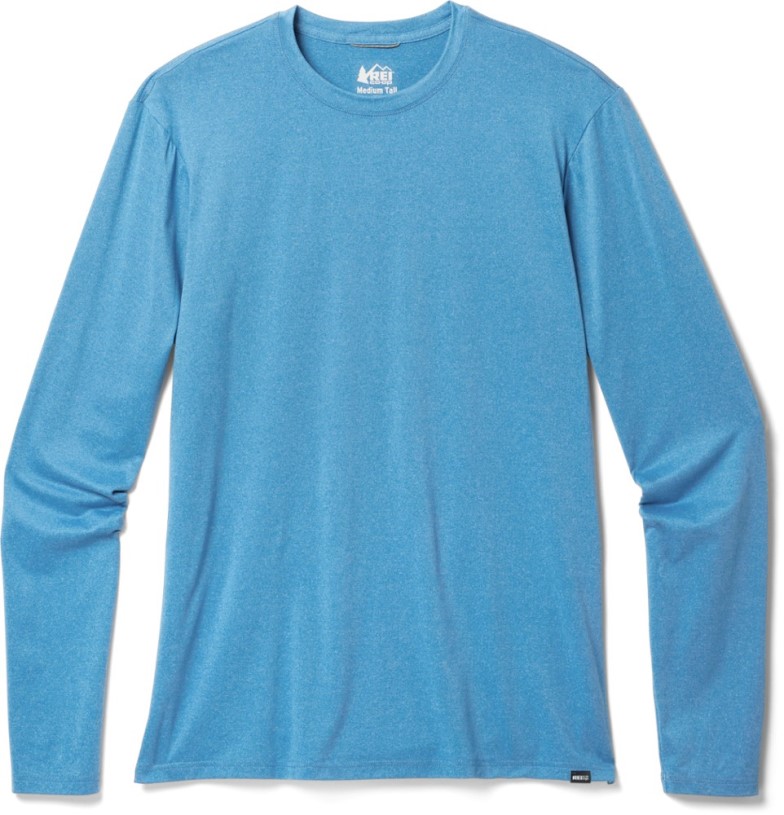 Blue REi Co-op IE Sahara Long-Sleeve T-Shirt Men Tall Sizes