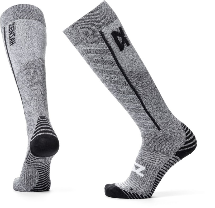 Zensah Featherweight Compression Socks REi Co-op IE Grey