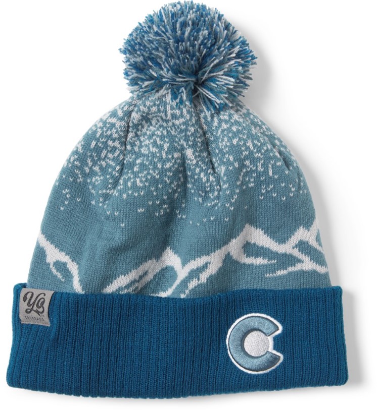 REi Co-op IE Blue Yocolorado Colorado Powder Day Beanie