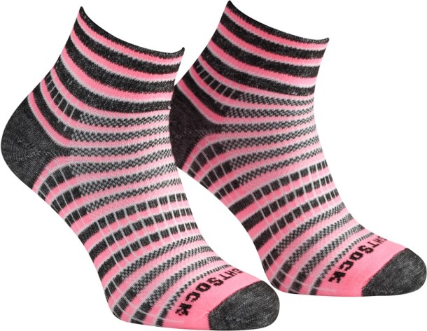 REi Co-op IE Wrightsock Coolmesh Ii Quarter Socks Pink