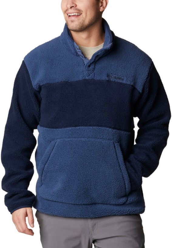 Dark Mountain Columbia Rugged Ridge Half-Snap Sherpa Fleece Pullover Men REi Co-op IE