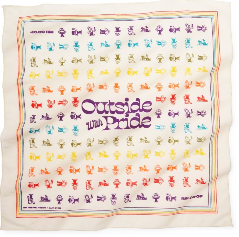 Natural REi Co-op IE Pride Graphic Bandana