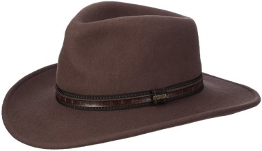 Khaki Scala San Antonio Wool Felt Outback Hat Men REi Co-op IE