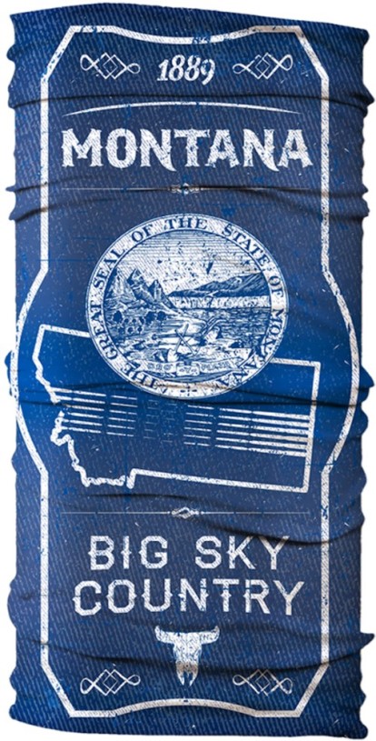 Montana Buff Coolnet Uv State Series Multifunctional Headwear REi Co-op IE