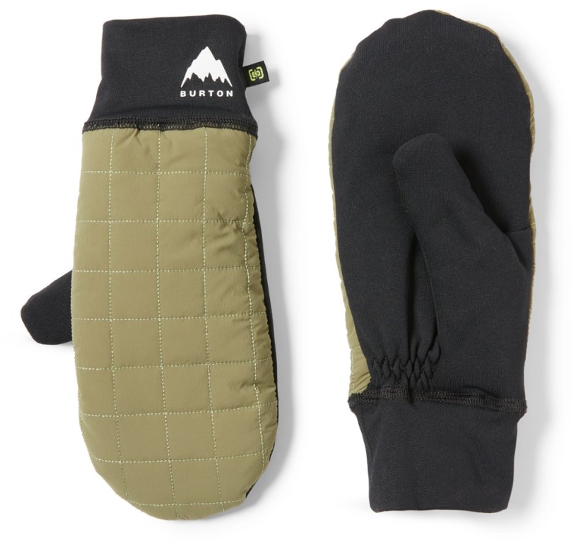 Burton Heavyweight Quilted Mittens Olive REi Co-op IE