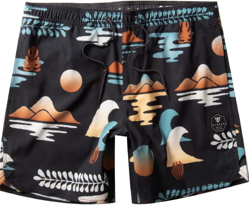 REi Co-op IE Black Vissla The Isle 17.5 Board Shorts Men